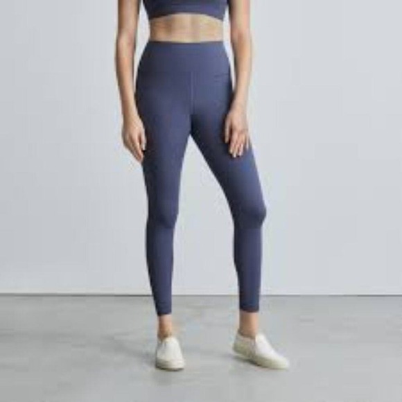 Everlane Pants - Everlane Perform 24/7 Legging Indigo Blue High Waist Ankle Length Small‎ NEW